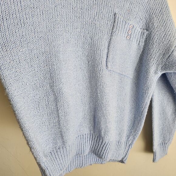 Gerard Works Mock Neck 100% Acrylic Pullover Knit Sweater Woman's Large 1242 - Picture 6 of 8